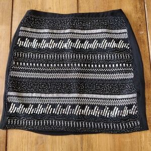 FREE W PURCHASE Beaded H&M Mini Skirt